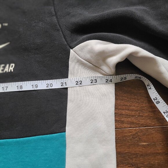 NIKE Sportswear Spell Out Hoodie Retro Top Pullover Jumper Logo Size Large - Picture 4 of 16